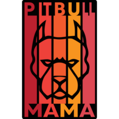Pit Bull Mama Sticker