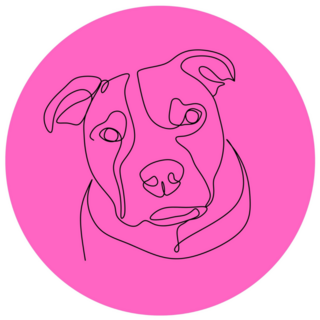 Pit Bull Pink Sticker