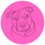 Pit Bull Pink Sticker