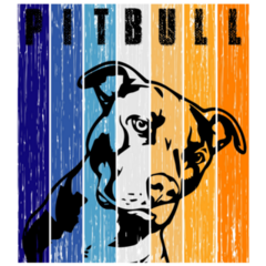 Pit Bull Retro Sticker