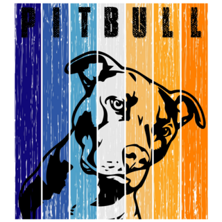 Pit Bull Retro Sticker