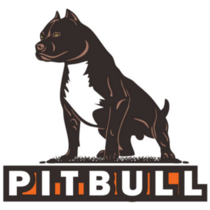 Pitbull Dog Logo Sticker