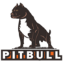 Pitbull Dog Logo Sticker