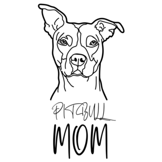 Pitbull Handwritten Sticker