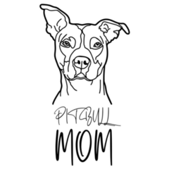 Pitbull Handwritten Sticker