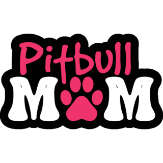 Pitbull Mom Sticker