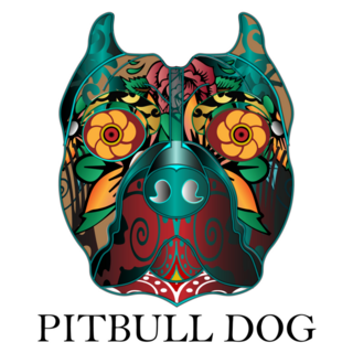 Pitbull Sugar Skull Sticker