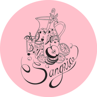 Pitcher Of Sangria, Spanish Drink Sticker