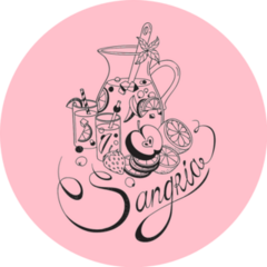 Pitcher Of Sangria, Spanish Drink Sticker