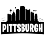 Pittsburgh Pennsylvania City Skyline Silhouette Sticker