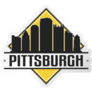 Pittsburgh Pennsylvania Skyline Logo Adventure Landscape Sticker