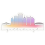 Pittsburgh, Pennsylvania Usa Skyline Watercolor City Sticker