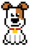 Pixel Art Dog Sticker