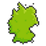 Pixel Art Of Germany In Green Sticker