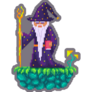 Pixel Art Old Wizard Sticker