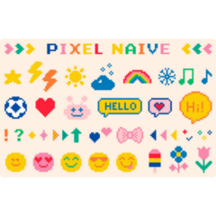 Pixel Art Sticker Sheet