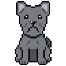 Pixel Cane Corso Sticker