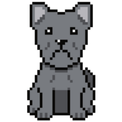 Pixel Cane Corso Sticker