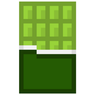 Pixel Matcha Chocolate Sticker
