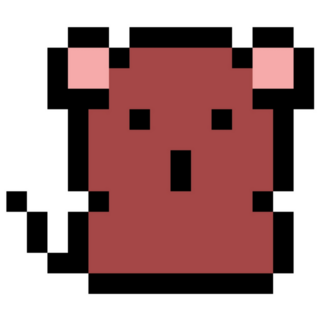 Pixel Mole Icon Sticker
