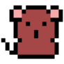 Pixel Mole Icon Sticker