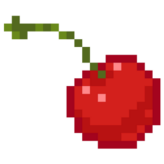 Pixel One Cherry Sticker