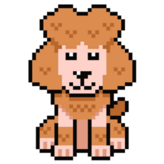 Pixel Poodle Sticker