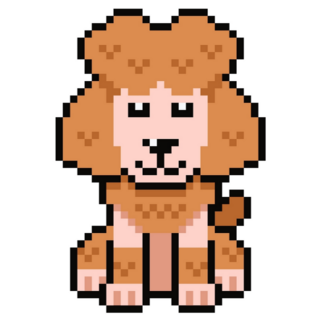 Pixel Poodle Sticker