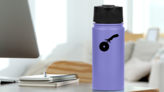 Pizza Cutter Sticker on a Water Bottle (New) example