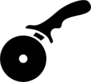 Pizza Cutter Sticker