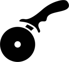 Pizza Cutter Sticker