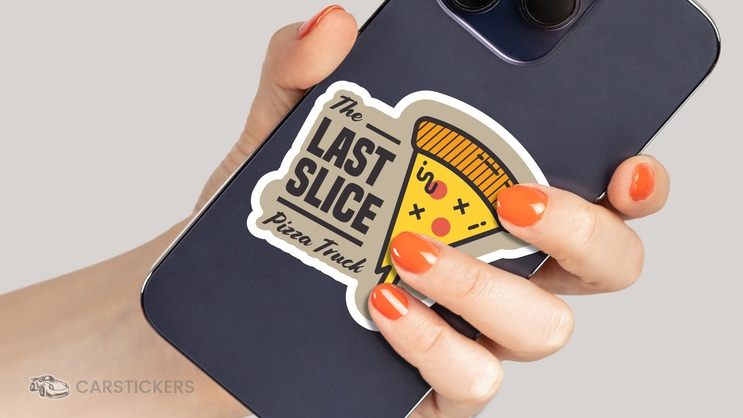 Pizza Logo on Phone