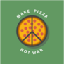Pizza Peace Sign Sticker