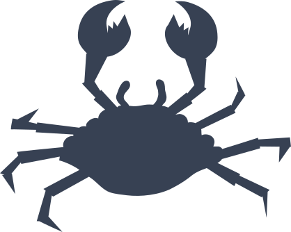 Plain Crab Sticker
