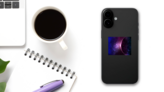 Planet In Space Sticker on a Phone (New) example