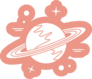 Planet Saturn Sticker