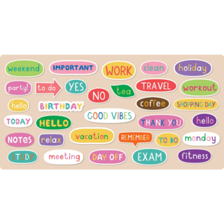 Planner Journal Sticker Sheet