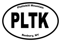 Plattekill Mountain Oval Sticker
