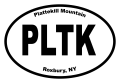 Plattekill Mountain Oval Sticker