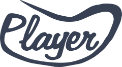 Player Vinyl Lettering Sticker