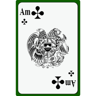 Playing Card Armenia Sticker