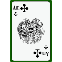 Playing Card Armenia Sticker
