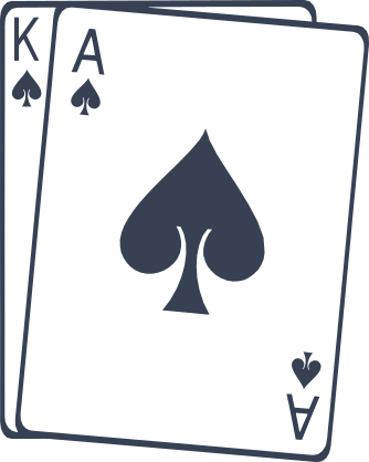 Playing Cards King And Ace Of Spades Sticker