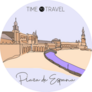 Plaza De Espana Landmark In Sevilla, Spain Travel Sticker