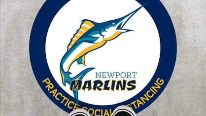 Please Wait Here Mascot Floor Sticker