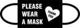 Please Wear a Mask Sticker