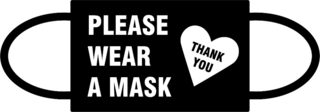 Please Wear a Mask Sticker
