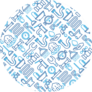 Plumbing Seamless Pattern With Concepts Sticker