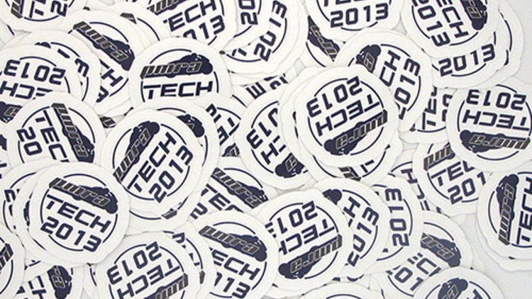 PMRA Tech 2013 Custom Circle Stickers