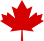 Pointy Canada Leaf Sticker